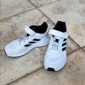 adidas Kids White and Black Sneakers